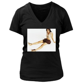 Brandy Norwood Women's Deep V-Neck TShirt