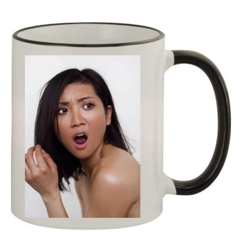 Brenda Song 11oz Colored Rim & Handle Mug