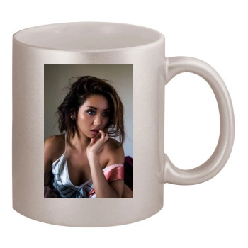 Brenda Song 11oz Metallic Silver Mug