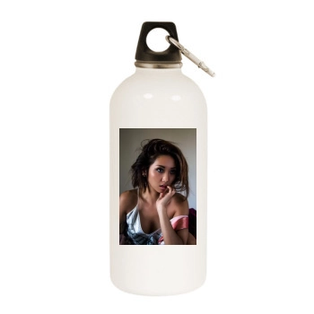 Brenda Song White Water Bottle With Carabiner