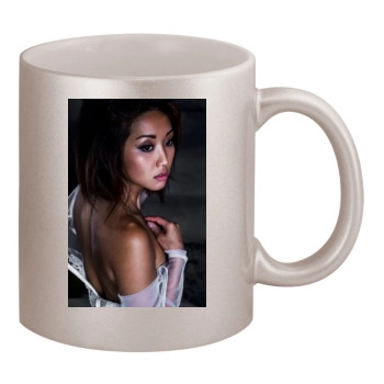 Brenda Song 11oz Metallic Silver Mug