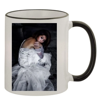 Brenda Song 11oz Colored Rim & Handle Mug