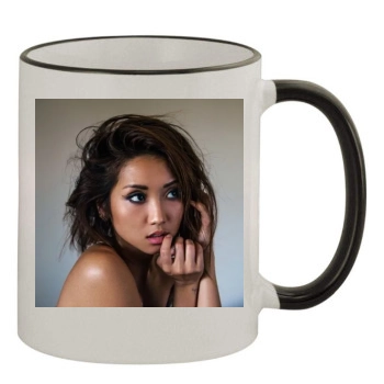 Brenda Song 11oz Colored Rim & Handle Mug