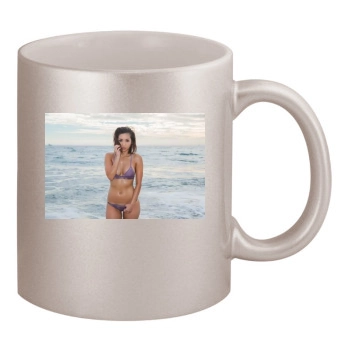 Brenda Song 11oz Metallic Silver Mug