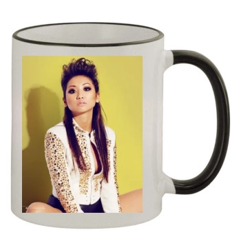 Brenda Song 11oz Colored Rim & Handle Mug