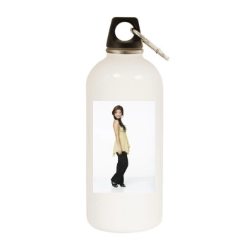 Brenda Song White Water Bottle With Carabiner