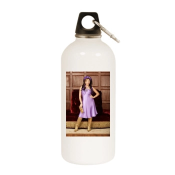 Brenda Song White Water Bottle With Carabiner