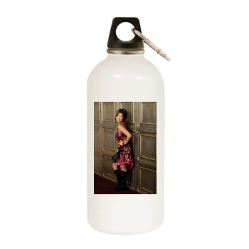 Brenda Song White Water Bottle With Carabiner
