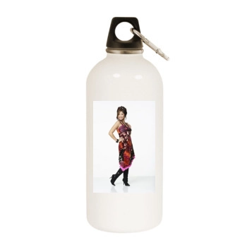 Brenda Song White Water Bottle With Carabiner