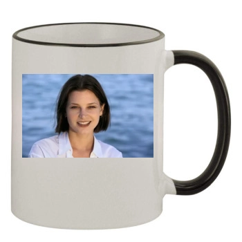 Bridget Fonda 11oz Colored Rim & Handle Mug