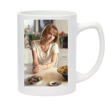 Bridget Fonda 14oz White Statesman Mug