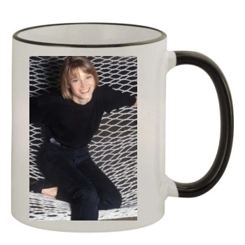 Bridget Fonda 11oz Colored Rim & Handle Mug