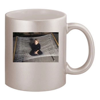 Bridget Fonda 11oz Metallic Silver Mug