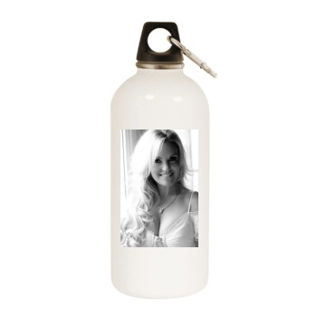 Bridget Marquardt White Water Bottle With Carabiner
