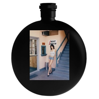 Bridget Moynahan Round Flask