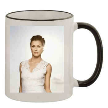 Bridget Moynahan 11oz Colored Rim & Handle Mug