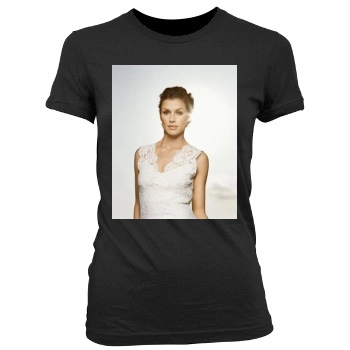 Bridget Moynahan Women's Junior Cut Crewneck T-Shirt