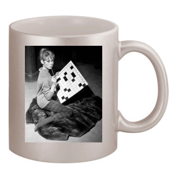 Brigitte Bardot 11oz Metallic Silver Mug