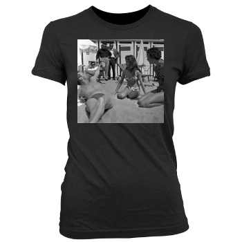 Brigitte Bardot Women's Junior Cut Crewneck T-Shirt