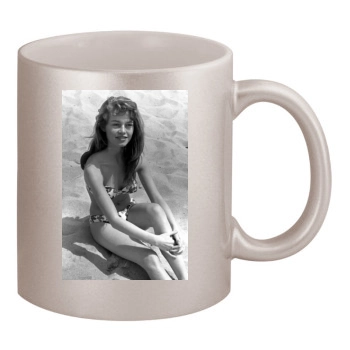 Brigitte Bardot 11oz Metallic Silver Mug
