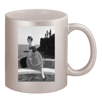 Brigitte Bardot 11oz Metallic Silver Mug