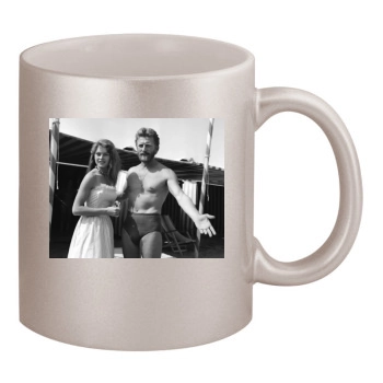 Brigitte Bardot 11oz Metallic Silver Mug