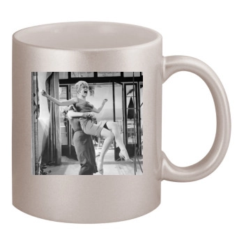 Brigitte Bardot 11oz Metallic Silver Mug