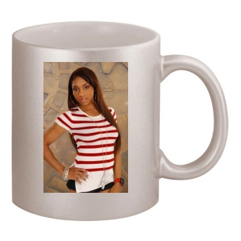 Brooke Valentine 11oz Metallic Silver Mug