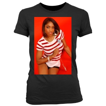 Brooke Valentine Women's Junior Cut Crewneck T-Shirt