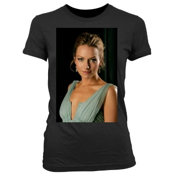 Becki Newton Women's Junior Cut Crewneck T-Shirt