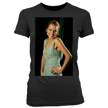 Becki Newton Women's Junior Cut Crewneck T-Shirt
