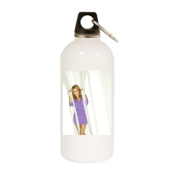 Becki Newton White Water Bottle With Carabiner