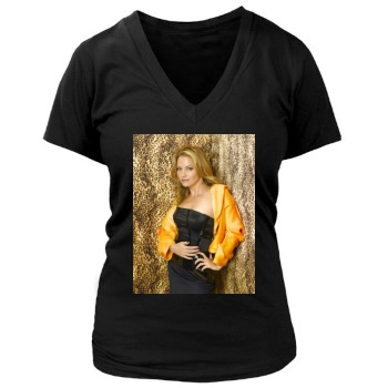 Becki Newton Women's Deep V-Neck TShirt