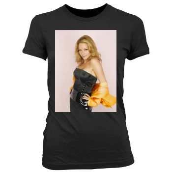 Becki Newton Women's Junior Cut Crewneck T-Shirt