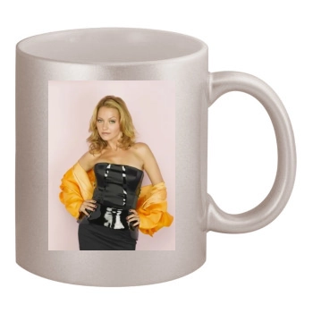 Becki Newton 11oz Metallic Silver Mug