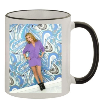 Becki Newton 11oz Colored Rim & Handle Mug