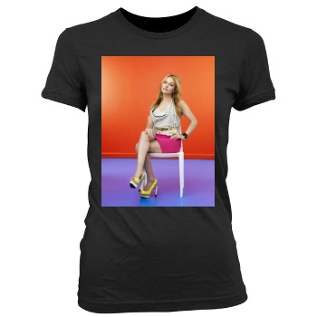 Becki Newton Women's Junior Cut Crewneck T-Shirt