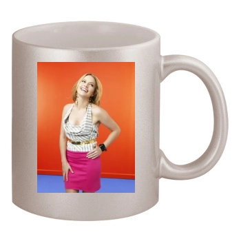 Becki Newton 11oz Metallic Silver Mug