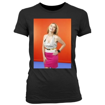 Becki Newton Women's Junior Cut Crewneck T-Shirt