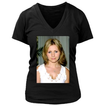 Beverley Mitchell Women's Deep V-Neck TShirt