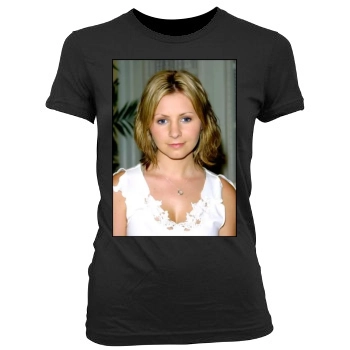 Beverley Mitchell Women's Junior Cut Crewneck T-Shirt