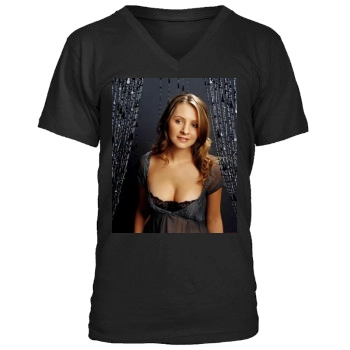 Beverley Mitchell Men's V-Neck T-Shirt