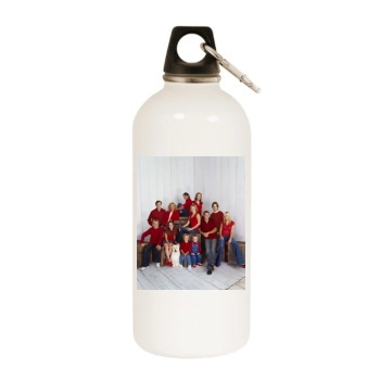 Beverley Mitchell White Water Bottle With Carabiner