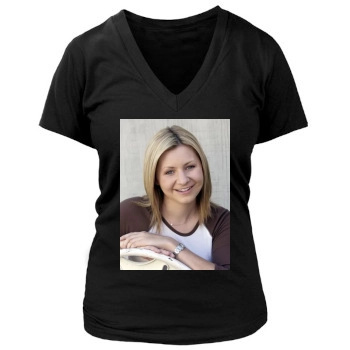 Beverley Mitchell Women's Deep V-Neck TShirt