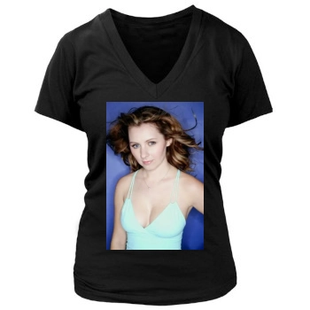 Beverley Mitchell Women's Deep V-Neck TShirt