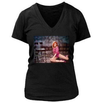 Madonna Women's Deep V-Neck TShirt