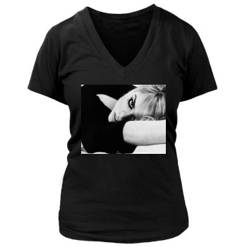 Billie Piper Women's Deep V-Neck TShirt