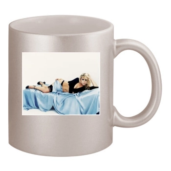 Billie Piper 11oz Metallic Silver Mug