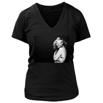 Billie Piper Women's Deep V-Neck TShirt