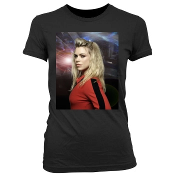 Billie Piper Women's Junior Cut Crewneck T-Shirt